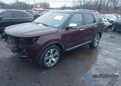 2018 Ford Explorer Platinum из США, поврежденный, VIN 1FM5K8HT0JGC30607
